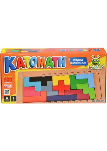 Byr 079KR Woodoy Ahşap Katomath Oyunu -Karsan