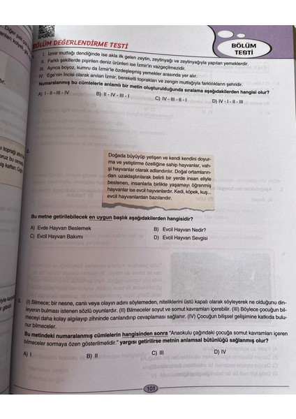 Efsane Türkçe Soru Bankası 6.sınıf