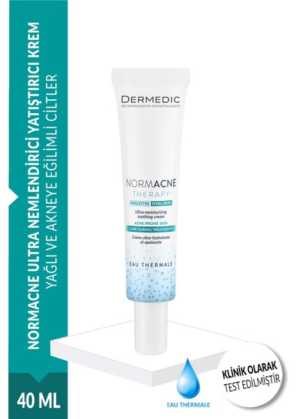 Normacne Ultra Nemlendirici Yatıştırıcı Krem 40 ml