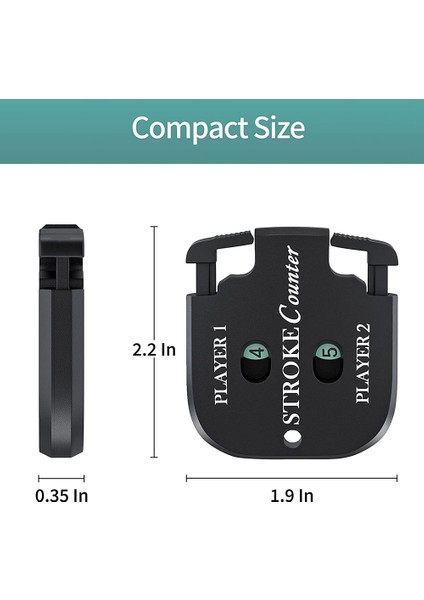 Mini Golf Skoru Atış Vuruş Sayacı Clicker Golf Oyunu Scorekeeper Için Anahtarlık ile Taşınabilir 2 Haneli Spor Çetele (Yurt Dışından) fiyatları