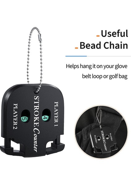 Mini Golf Skoru Atış Vuruş Sayacı Clicker Golf Oyunu Scorekeeper Için Anahtarlık ile Taşınabilir 2 Haneli Spor Çetele (Yurt Dışından) indirimleri