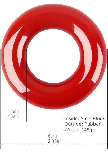 2 Paket Golf Ağırlıklı Salıncak Halkası Golf Kulübü Salıncak Donut Ağırlık Halkası Dalgıç Pratik Eğitim Için (Yurt Dışından) fırsatları