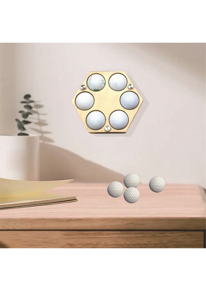 1 Set Golf Tee Gösteri Rafı Gösteri Rafları Gösteri Rafı Golf Topu Tutucu Softbol Malzemeleri Ahşap Gösteri Standı Petek C (Yurt Dışından) modelleri