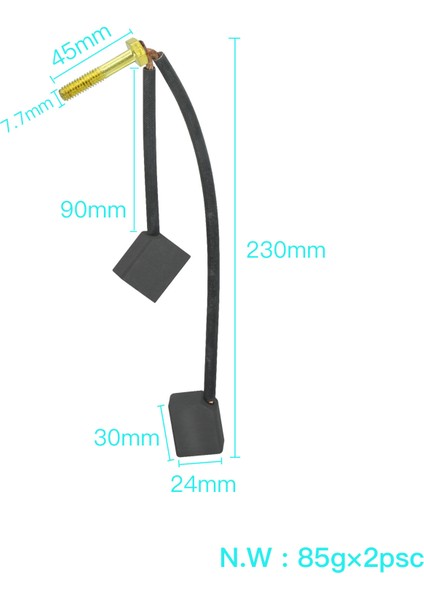 Golf Arabası Için Adc Motor Fırça Seti Club Car ve Ezgo Txt 1997-2009 Elektrikli 7102186201 73120-G25 (Yurt Dışından) modelleri