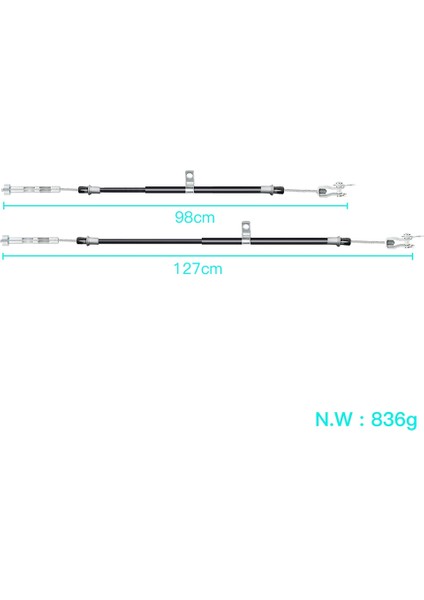 Club Car Emsal 2008-UP Için Fren Kablosu, Sol+Sağ Sürücü ve Yolcu Tarafı, 103528701 102557501 103528702 102557502 (Yurt Dışından) fırsatları