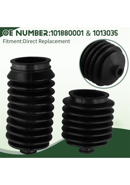 Golf Arabaları Direksiyon Körüğü Toz Contaları, Sürücü ve Yolcu Kombosu Club Car Ds 1997-UP 1013035 101880001 (Yurt Dışından) indirimleri