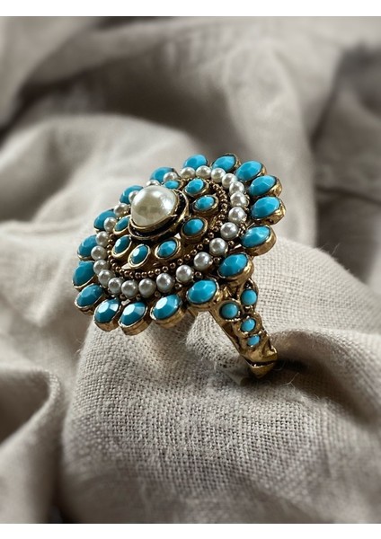 Turkuaz Taşlı Yüzük indirimleri