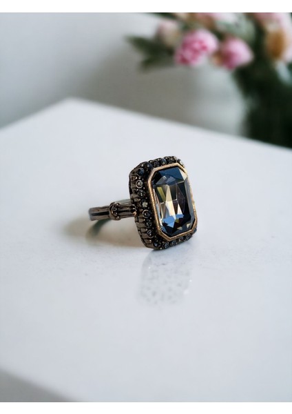 Kristal Taşlı Baget Yüzük fiyatları