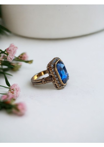 Kristal Taşlı Baget Yüzük modelleri
