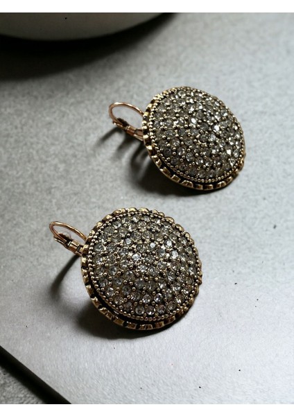 Zirkon Taşlı Daire Küpe fiyatları