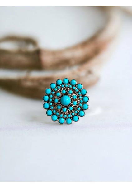 Turkuaz Taşlı Yüzük fiyatları