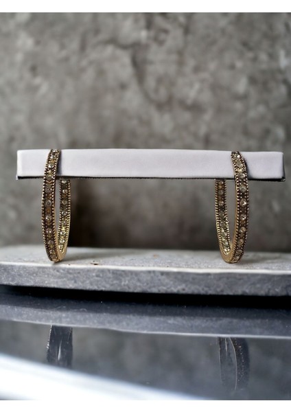 Zirkon Taşlı Büyük Halka Küpe fiyatları