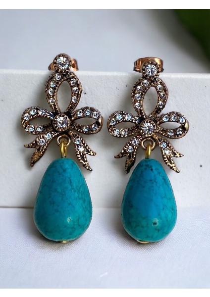 Fiyonk Figür Amazonit Doğal Taş Küpe fiyatları