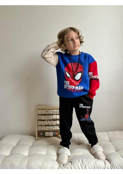 Spider Man Karakter Baskılı Erkek Çocuk Alt Üst Takım
