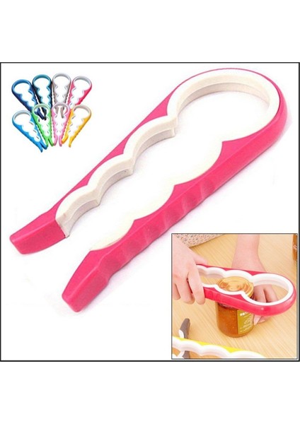 4 Fonksiyonlu Plastik -Silikon Şişe Kavanoz Kapağı Açma Aparatı fiyatları