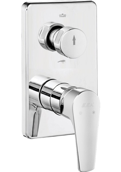 Eca Niobe Ankastre Gömme Banyo Bataryası Duş Seti Tüm Parçalar Dahil fiyatları