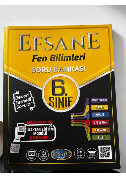 Efsane Fen Bilimleri Soru Bankası 6.sınıf