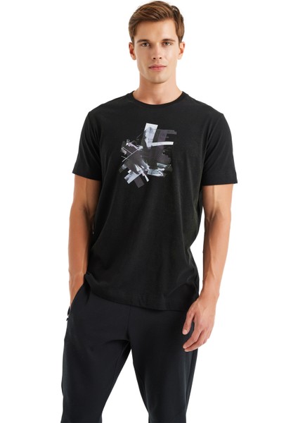 Erkek T-Shirt 40614 - Siyah