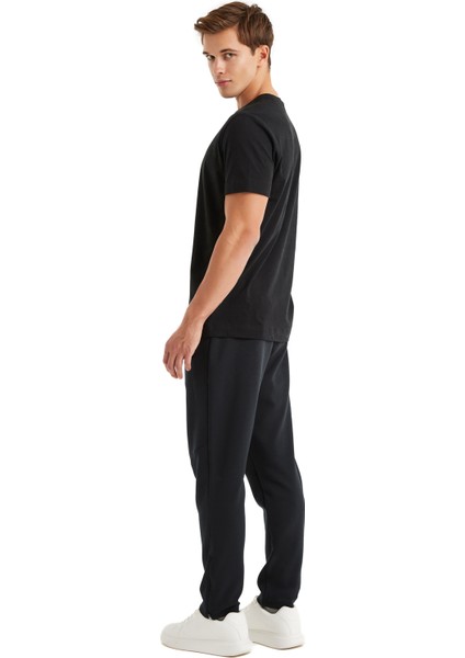 Erkek T-Shirt 40614 - Siyah fırsatları