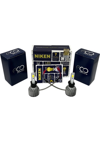 LED Xenon Eco Serisi H1 Far Ampulü 2'li Takım