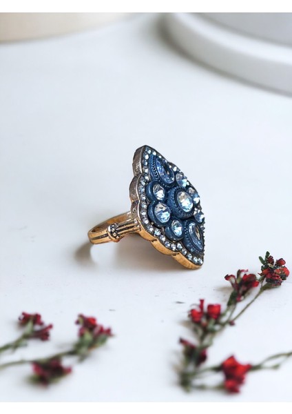 Elmas Montür Zirkon Taşlı Yüzük