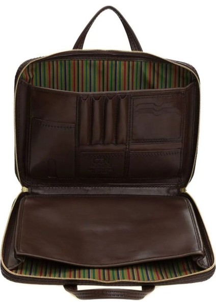 Gön Deta Kahve Deri Laptop & Evrak Çantası Deta indirimleri