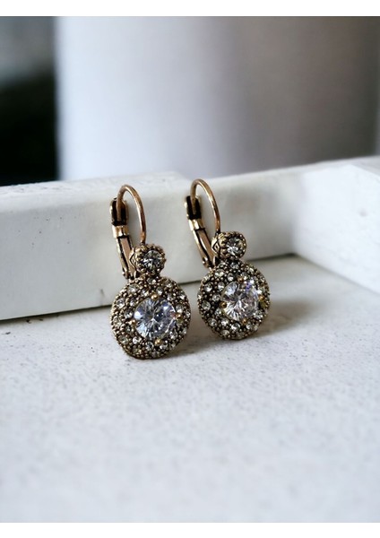 Zirkon Taşlı Elmas Montür Küpe fiyatları