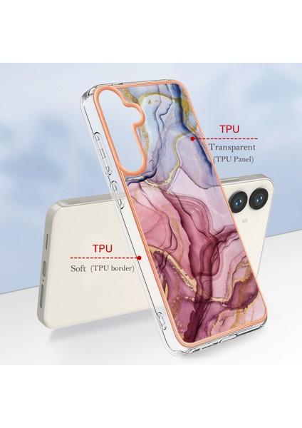 Samsung Galaxy S25+ Için Desenli Telefon Kılıfı, Şeffaf Tpu Kenarlı Gül (Yurt Dışından) indirimleri