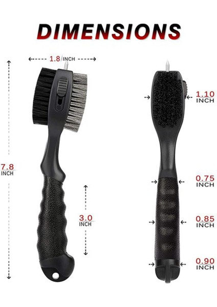 Golf Kulübü Temizleme Aleti, Golf Kulübü Fırçası ve Spor Havlusu, Top Çatalı, Top Pedi, Gol Atıcı, Golf Topu, Kapak Klipsi, Top Işareti, Siyah (Yurt Dışından) fiyatları