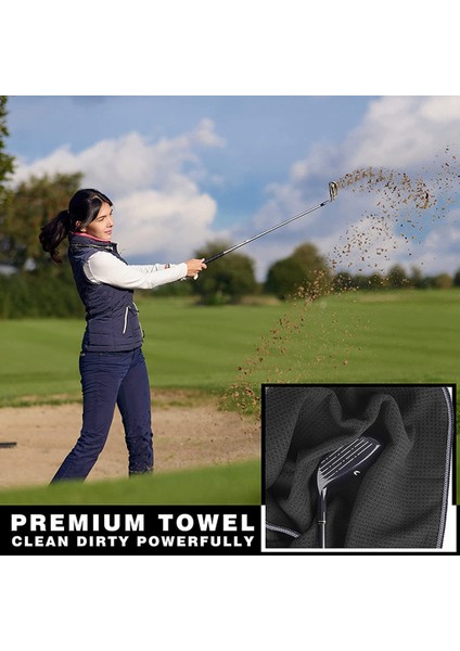 Golf Kulübü Temizleme Aleti, Golf Kulübü Fırçası ve Spor Havlusu, Top Çatalı, Top Pedi, Gol Atıcı, Golf Topu, Kapak Klipsi, Top Işareti, Siyah (Yurt Dışından) indirimleri