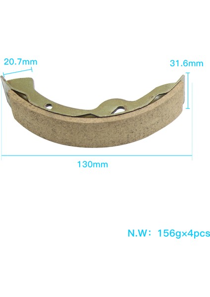 27943G01 70794G01 Golf Arabası Fren Pabuçları Seti Ez-Go G&e Txt ST350 Yamaha G&e G19 G20 G21 G22 G16 G17 (Yurt Dışından) modelleri