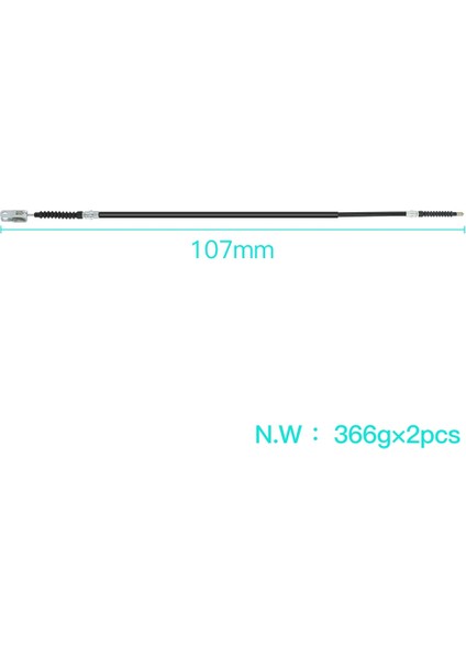Golf Arabası Aksesuarları Clubcar DS(2000-UP) Sürücü ve Yolcu Tarafı Için Fren Kablosu 1020221-01,102022101,1019907 (Yurt Dışından) modelleri