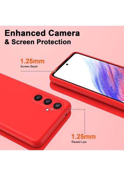 Samsung Galaxy S25+ Için Ince ve Yumuşak Silikon Telefon Kılıfı Kızıl (Yurt Dışından) indirimleri