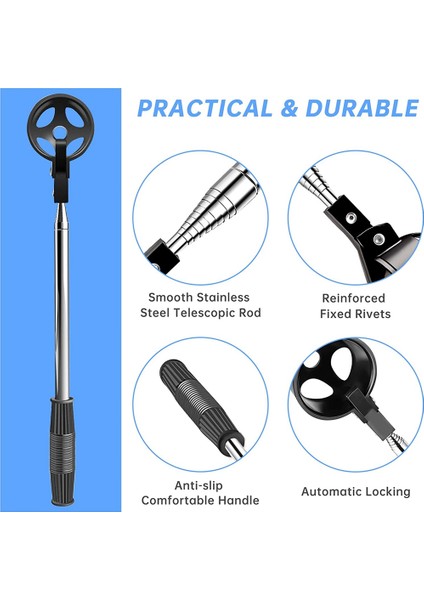 Golf Topu Alıcı Su Teleskopik, Paslanmaz Uzatılabilir Golf Topu Seçici Kapmak Aracı 6.7ft Golf Aksesuarları (Yurt Dışından) modelleri