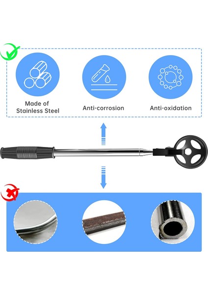 Golf Topu Alıcı Su Teleskopik, Paslanmaz Uzatılabilir Golf Topu Seçici Kapmak Aracı 6.7ft Golf Aksesuarları (Yurt Dışından) indirimleri