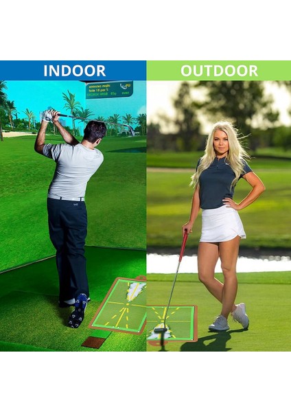 Salınım Algılama Vuruşu Için Golf Eğitim Matı, Yol Geri Bildirimi Golf Salıncak Matı, Iç/dış Mekan Için Gelişmiş Golf Eğitim Yardımı (Yurt Dışından) modelleri