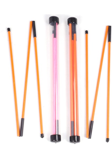 Golf Hizalama Çubukları Eğitim Yardımı 3 Bölüm Katlanabilir Pratik Golf Eğitim Ekipmanı Duruş Düzeltici-Turuncu (Yurt Dışından) fırsatları
