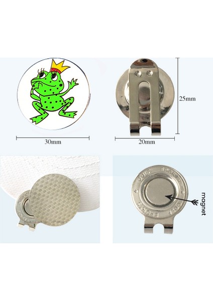 Golf Şapkası Klipsi Işaret Topu Pozisyonu Manyetik Çıkarılabilir Çinko Alaşımı Pas Korumalı Işaret Topu Şapkası Aksesuarları 3 (Yurt Dışından) fiyatları