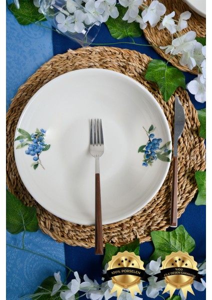 Aria 23CM 2'li Porselen Salata Tabağı