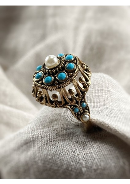 Kristal Taşlı Yuvarlak Yüzük indirimleri