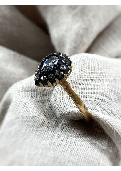 Elmas Montür Damla Yüzük