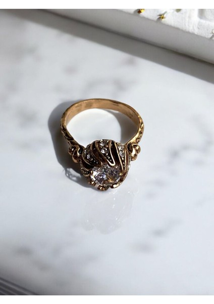 Zirkon Taşlı Elmas Montür Yüzük modelleri