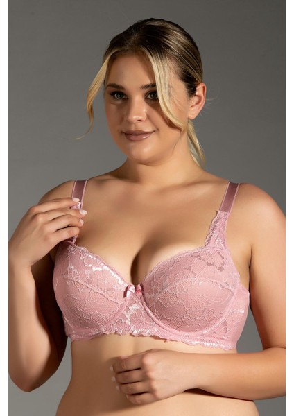 Kadın Desteksiz Balenli Gül Kurusu Sütyen C1T4N0O843 modelleri