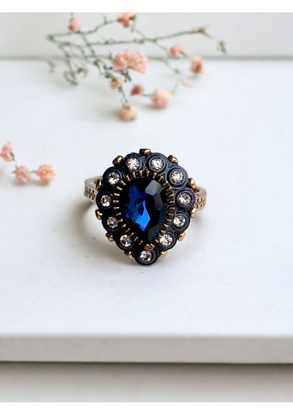 Zirkon Taşlı Su Damlası Yüzük fiyatları