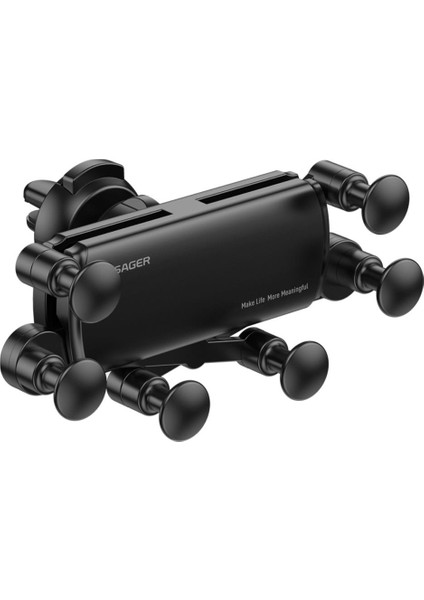 Coofbe 6 Nokta Kavramalı Yeni Nesil Havalandırma Araç Içi Telefon Tutucu Araç Tutucu 360 Döner Başlık