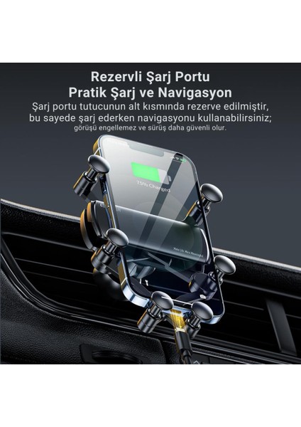 Coofbe 6 Nokta Kavramalı Yeni Nesil Havalandırma Araç Içi Telefon Tutucu Araç Tutucu 360 Döner Başlık fiyatları