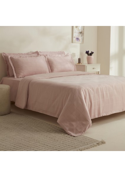 Royale King Size Nevresim Takımı Pudra