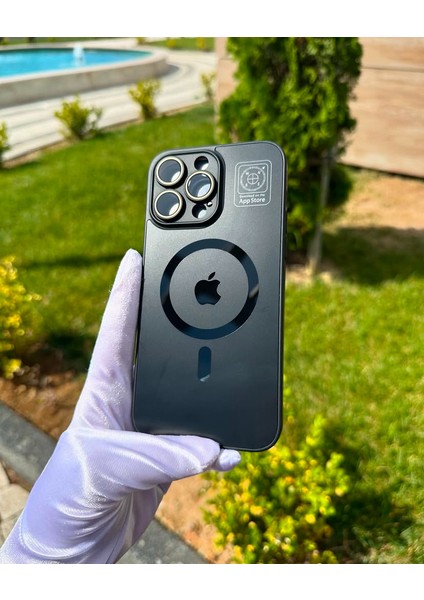 Apple iPhone 13 Pro Max Kılıf Magsafe Şarj Özellikli Kamera ve Lens Korumalı Case