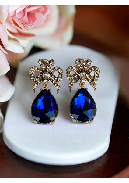 Zirkon Taşlı Fiyonk Küpe