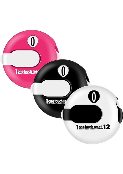 3 Adet Mini Golf Puan Sayacı Golf Vuruş Sayacı Tek Kontak Sıfırlama Atış Vuruş Göstergesi Spor Aksesuarları (Yurt Dışından)